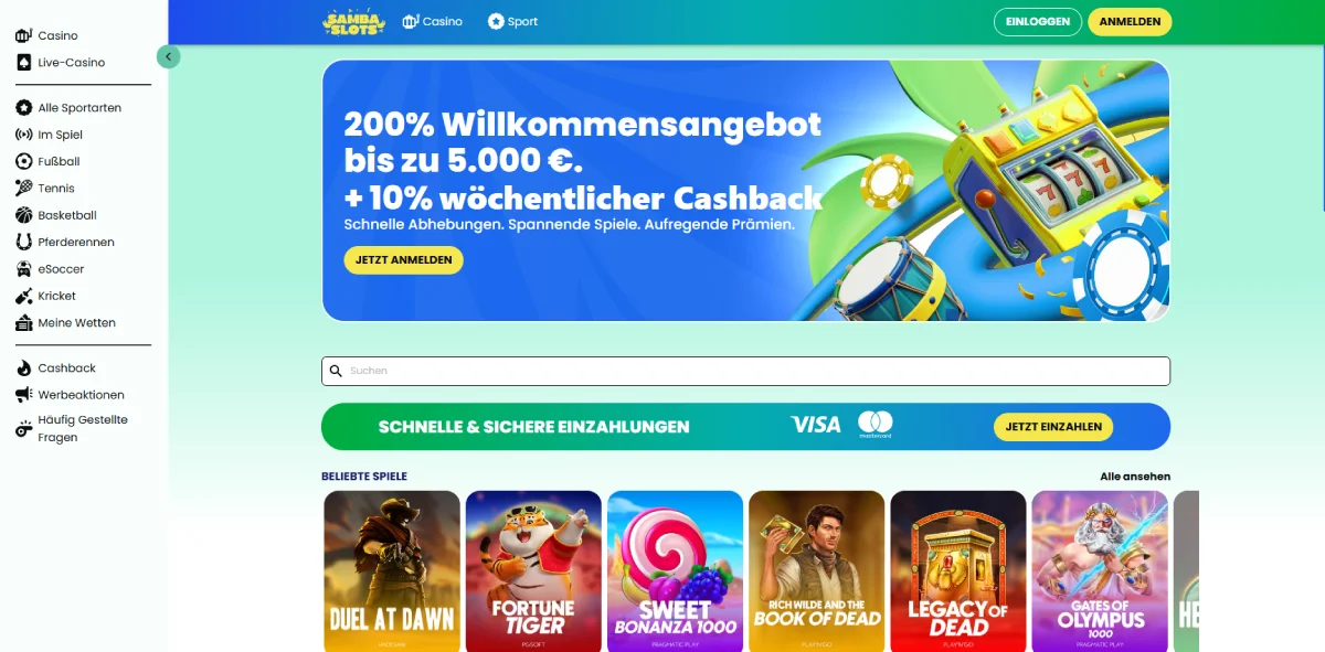 Samba Slots - Brasilianischer Karneval trifft österreichische Effizienz